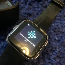 Fitbit watch with charger. In fair condition with minor scratches from wearing Still a good decent watch with loads of life left in it. From a smoke free / pet free home 👍