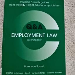 Concentrate Employment Law 7th Edition. Michael Jefferson. Oxford University Press.  Revision and study guide for undergraduate law degree.  Like New.  ISBN 9780198871323