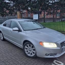 FOR SALE 2010 VOLVO S80 SE 2.4L DIESEL D5 IN GOOD CONDITION. MOTORWAY MILLAGE 170000. SERVICED PART VOLVO PART LOCAL GARAGE SERVICE HISTORY. I HAVE THIS CAR FOR OVER 6 YEARS RECENTLY SPEND £700 FOR BODY WORK AND ALLOY PAINT. CLEAN INSIDE VERY RELAYABLE CAR. NEVER FAIL MOT, MOT 6 MONTHS. GOOD CONDITION TROUGHOUT 2 NEW KEYS. ELECTRIC 4 WINDOWS, POWERED FRONT SEAT, LED HEADLIGHT. BLUETOUCH, BLACK LEATHER SEATS,  NEW PAINTED ALLOY WHEELS, TINTED REAR SIDE WINDOWS. MORE INFORMATION CALL LUCAS 07515010916