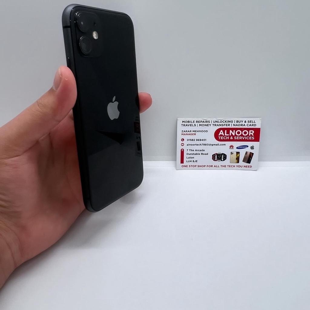 *** Fixed Price No Offers ***
** Swap Offers Available **

Apple iPhone 11

📌 128GB Storage
📌 Unlocked To Any Sim Card
📌 Genuine Apple Device Not Repaired / Refurbished
📌 Black Colour
📌 Excellent Condition See Attached Photos

Collection :
Shop Name : Al Noor Tech And Services
174 Dunstable Road
LU4 8JE
Luton

Number :
0️⃣7️⃣4️⃣3️⃣8️⃣0️⃣2️⃣2️⃣6️⃣8️⃣0️⃣
0️⃣1️⃣5️⃣8️⃣2️⃣9️⃣6️⃣9️⃣4️⃣0️⃣1️⃣

For Any More Information , Please Message Us Thanks