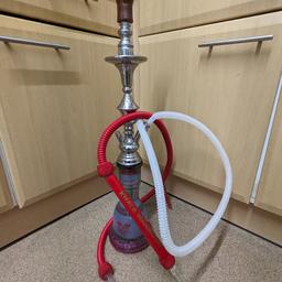 Shisha. Used couple times and realised not for us.Additional clear pipe showing in picture also provided.