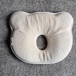 baby memory foam newborn pillow I used this for my baby from birth to 6 months. it is machine washable.