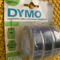 1 packet of DYMO embossed labels.
