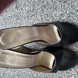 Wedge shoes/sandals size 6 come in box slight damage as shown