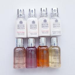Molton Brown Various Minis 8 products: bath and Shower Gels and Body Lotions.30ml each

£15 the lot.

Collection from Sunbury on Thames or I can post.

I will combine postage across all my listings, please message me before buying for combined postage.

Any payment method accepted, buyer will pay the fees if any. 

Always be kind 💞