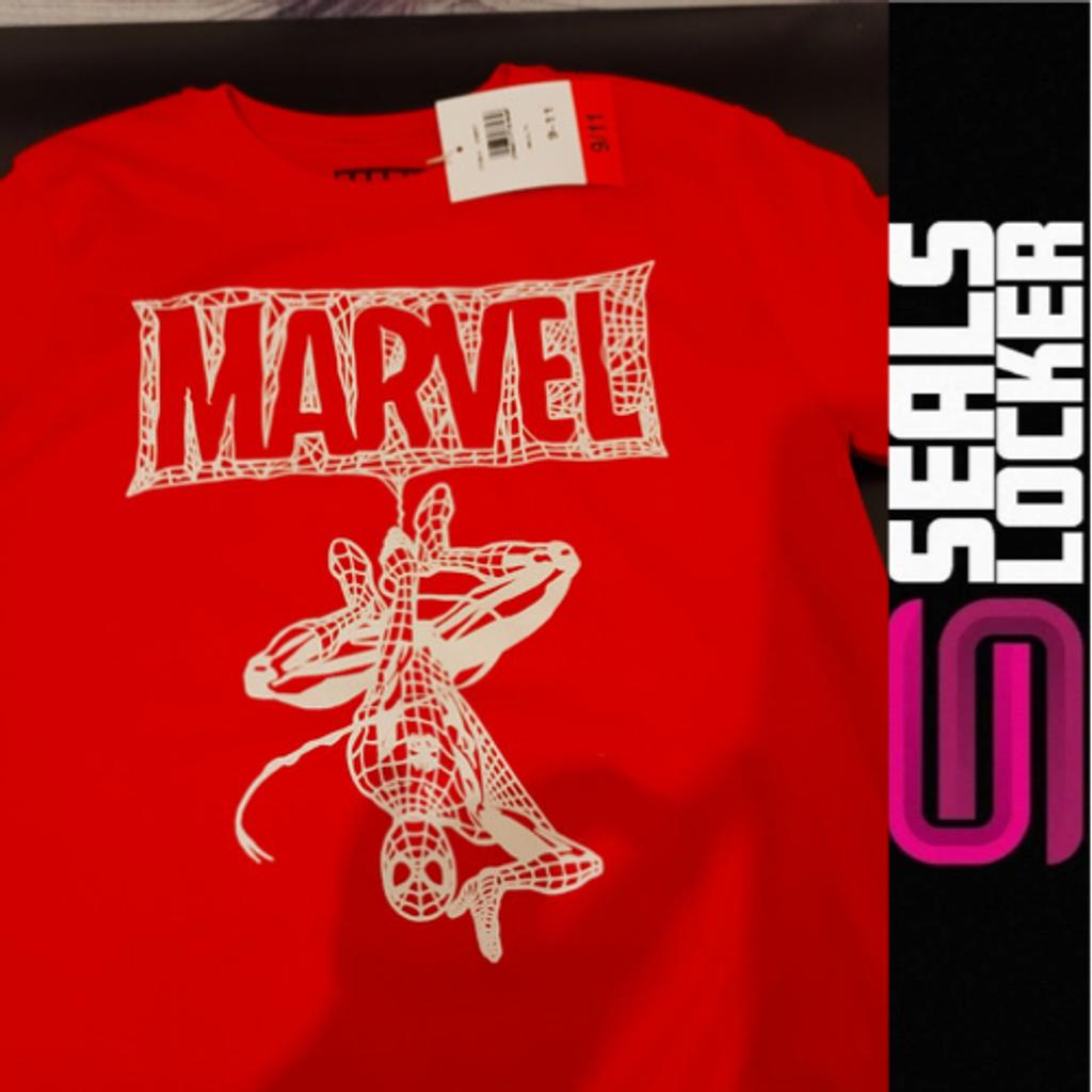 New Marvel Spiderman T-Shirt Size 9-11

With tags

Pit To Pit: 15"
Length: 22"

Marvel Spiderman T-Shirt is perfect for any young superhero fan aged 9-11 years old. Each shirt features a unique design with vibrant colours and detailed graphics of the beloved character. Made with high-quality materials, the body is 100% cotton.

The shirts have short sleeves and are ideal for activewear occasions. These shirts are a great addition to any young boy's wardrobe and would make an excellent gift for any occasion. With their eye-catching designs and durable construction, these Marvel Spiderman T-Shirt are sure to be a hit with any young fan.

#marvel #spiderman #superhero