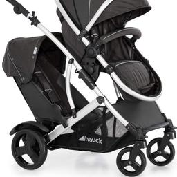 Hauck Duett 2 Double Pushchair, Black - Baby & Toddler Tandem, Reversible Seat, Compact & Foldable
I brought this buggy for £300 in 2022 i literally used it for 1 whole year, i would highly recommend this buggy as i kept it really clean.
I will be giving away hand mufff warmer gloves which is to attach on the buggy for mummys/daddys hand to be warm when pushing the buggy

I will also give away buggy shopping grip

Top raincover ripped so i wont be providing the raincover but bottom raincover is available never been used.

I will be putting the price down as i have used it for a whole year