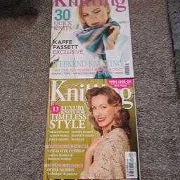 2,knitting magazines, 2016 /2011. very good condition.