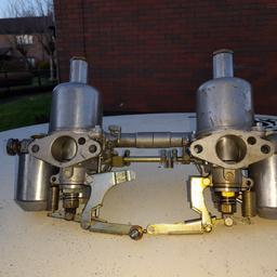 hear is my very rare triumph herald 998S twin carburettors bin told by the company that made them that thay where only made for the triumph classic race team for the triumph 998S le mans race car