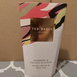Ted Baker hand cream & nail file
Brand new no offers