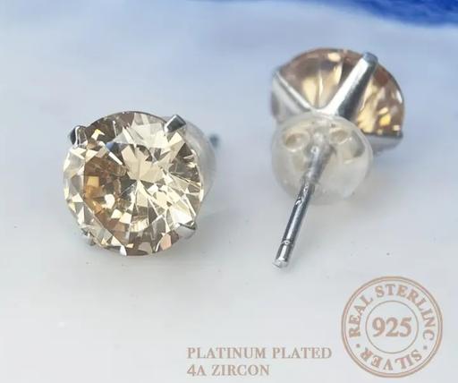 Buy & Sell Healey Rochdale - Photos for Ladies Studs. Champagne. Sterling silver
