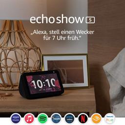 Echo Show 5 (1. Gen, 2019) – Smart Display mit Alexa – Durch Alexa in Verbindung bleiben – Anthrazit