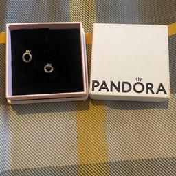 Pandora earrings excellent conditon only worn once or twice,
