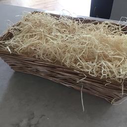 Hamper basket as shown in picture, if listed on here it is still available 

Width of hamper basked is 40cm
Height is 19cm
Depth is 30cm

Cash on collection only from IG7 5HA please, no offers please