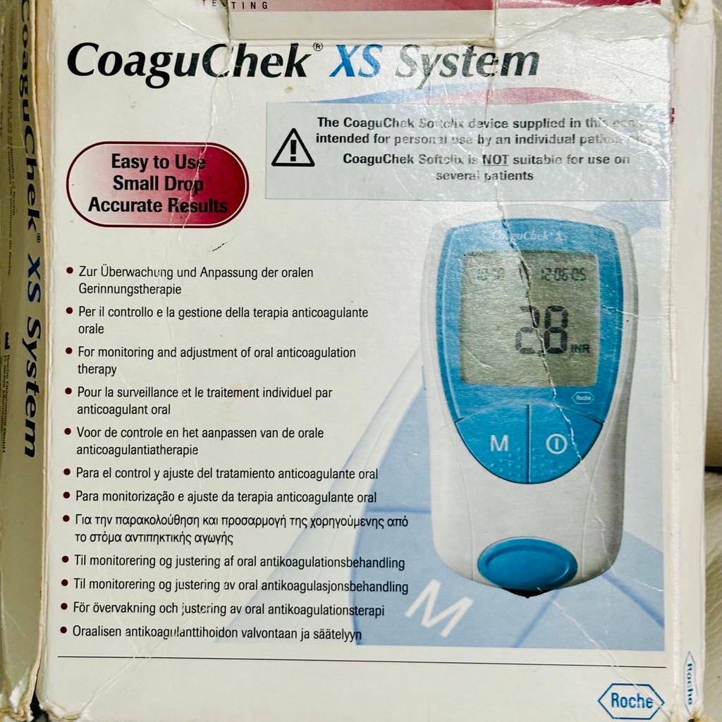 Roche CoaguChek XS Blood Coagulation Monitor in WR14 Hills für 290,00 ...