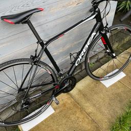 Orbea Avant h40
Aluminium frame. Size medium.Upgrade to new shimano 105 10sp Groupset from shimano Tiagra
Comes with shimano 105 pedals .
Done about 75 miles just been sitting in shed .
In very good condition and perfect working order as pictures show.
Collect only and cash only
£800 Ono