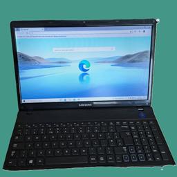 'DESCRIPTION'

For Sale- a Pre owned SAMSUNG 300E series 15.6'' Laptop
SAMSUNG NP300E5C-S02UK- Rare-NVIDIA Optimus Graphics Model
15.6''Screen – CORE i5,8gb Ram,500gb-SSD, Optical drive, Windows 10-22H2 Home Version
NVIDIA- Graphics
3 USB 2 Ports 1 HDMI, VGA,LAN Port, WEB camera, Audio In/Out Ports, SD Media Card Reader,Number Key Pad

Laptop in good working condition,ideal for casual computing, or gaming has given years of faultless service, a testimony to SAMSUNG build quality, but now time to up grade.
All data removed- ready for new owner to set up Re set with latest Windows 10.Installed
Complete with UK charger and USB mouse.

NOTE: Rear left hinge has small crack, not unusual for model of this age, but will not affect normal use, but care should be used when opening / closing screen.
Any questions? Glad to help.

Pre owned Laptop, no guarantee given or intended- in good working condition at time of sale- Cash and collection only. Or if not local, check out on eBay.