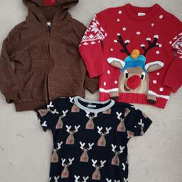 light use
hooded jacket - george
next tshirt
f & f jumper
3-4 years
Smoke and pet free home