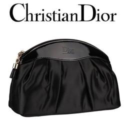 BN (Never used) Christian Dior Clutch Bag with Zip Closure & Fringed Faux Leather Zipper Pull by Dior J’Adore from a Gift Set plus Empty J'Adore Gift Box.  Dior Parfums Pouch Satin Patent PVC Clutch Cosmetic Case Evening Purse. 
This black/ gold elegant Clutch Bag is designed to be handheld or carried under your arm. Free from straps or handles
Exclusive Luxury Limited Edition:  Incredibly Rare & Impossible to Find!
One of Dior's Most Exclusive, Most Wanted Sought After, High Demand Couture Bags ever Created to Date
Exclusive Rare Highly Collectable
Black Satin & Faux Leather 
Upper Black Exterior Faux Patent
Lower Gathered Satin
Zip Closure with Tassel Accent
"Dior Perfumes" Logo embossed on the Front
Black Fabric Lining 
Gold Tone Hardware
Dior Couture Collection:  Ultimate in Dior Luxury
Size:  28cm x 15cm x 10cm  (L x W x D) 
Empty Gift Box included no other accessories but the Clutch Bag ONLY that came from this Gift Box Set
Please see the Photos for your ease of reference