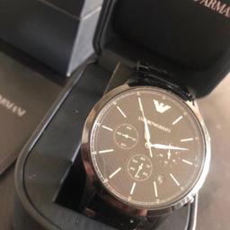 #valentin

Hallo Leute,

ich biete hier eine Uhr der Marke Emporio Armani an.
Es war ein Geburtstagsgeschenk von meiner Ex.
Die Uhr wurde nie getragen.
Neupreis lag bei 259€.