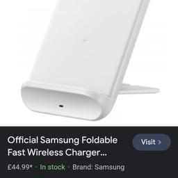 I have a Samsung wireless charger that I bought a while ago but I've never used it as I've switched to iPhone