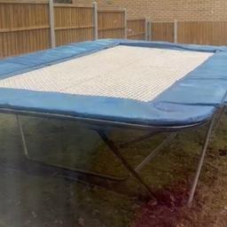 nissan 77a professional trampoline, RRP over £3200, grab a bargain, the web bed and frame in excellent condition, has rust proof paint on the frame for extra protection and longevity, very heavy and durable quality product