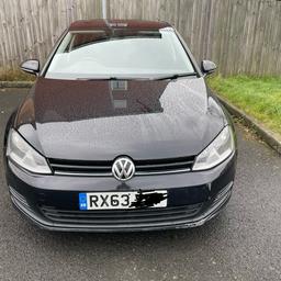 Description -
Mk.7 Golf 1.6 tdi blue motion diesel. Zero tax, Long mot, Regularly serviced. Reliable runner strong engine Logbook present Hpi clear. Great condition inside and out apart from a scrape on the front bumper and some paint missing from passenger side wing mirror. Next MOT due 27/09/2024, Black, 4 owners, date of registration 09/2013
Collect Tipton west mids

This car comes with
* ASR - Anti Slip Regulation
* Air Conditioning - Manual
* Air Vent Surrounds - Chrome Effect
* Automatic Post-Collision Braking System
* Aux-In Socket
* Bluetooth Telephone Preparation
* Body Coloured Bumpers and Door Handles
* Composition Media System
* DAB - Digital Radio Reception
* Daytime Running Lights
* Decor - Dark Rhodium Fine
* Differential Lock - Electronic
* Door Mirrors - Electrically Adjustable and Heated
* Dust and Pollen Filter
* ESP - Electronic Stability Programme
* Electronic Parking Brake with Auto Hold Function
* First-Aid Kit and Warning Triangle - Holder Only
* Head Restraint