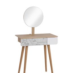 I have for sale a gorgeous dressing table. Been used for about 6 months but redecorating so purchased a new one. Still for sale on Wayfair for £90.

Table has mirror and draw, so lots of storage for makeup ect.

Small scuff mark on top. See picture.

Check out my other bargains.
Will deliver if local.