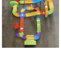 my first railway track. comes with 3 trains' no box but has instructions how to change track 3 different ways.