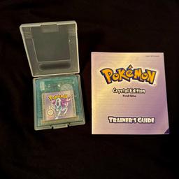 Gameboy Color Pokémon Kristall + Anleitung im Set ! Spiel funktioniert und Speichert !

Abholen oder versicherter Versand 7 Euro !
Privatverkauf aus meiner Sammlung - keine Rücknahme - Garantie oder Umtausch !