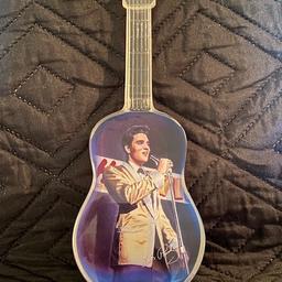If you see these on here or other sites there are some common issues……cracks to Perspex……felt on back peeling……glued back together…..etc. Even then they often sell for over £30.
This one is about AS  MINT AS YOU WILL FIND IT ANYWHERE
I have sold over 3000 Elvis items (!) with a positive feedback score of 100% so you are in safe hands! And as my regular customers know I only post the highest quality items. So yes may cost more but you have guarantee of quality from a specialist Elvis seller. Please feel free to visit my page and read reviews.
I also have the largest number of Elvis items for sale. The spectrum includes…..DVDs, CDs, VHS, tapes, records, magazines, books, rare concert CDs….and MANY MORE RARE ITEMS…..AND MORE!!
Be quick and good luck!
REF: 17