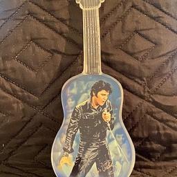 If you see these on here or other sites there are some common issues……cracks to Perspex……felt on back peeling……glued back together…..etc. Even then they often sell for over £30.
This one is about AS  MINT AS YOU WILL FIND IT ANYWHERE
I have sold over 3000 Elvis items (!) with a positive feedback score of 100% so you are in safe hands! And as my regular customers know I only post the highest quality items. So yes may cost more but you have guarantee of quality from a specialist Elvis seller. Please feel free to visit my page and read reviews.
I also have the largest number of Elvis items for sale. The spectrum includes…..DVDs, CDs, VHS, tapes, records, magazines, books, rare concert CDs….and MANY MORE RARE ITEMS…..AND MORE!!
Be quick and good luck!
REF: 17