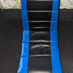 X-rocker gaming chair,
blue/black, good condition,small mark (pic 5), collection only