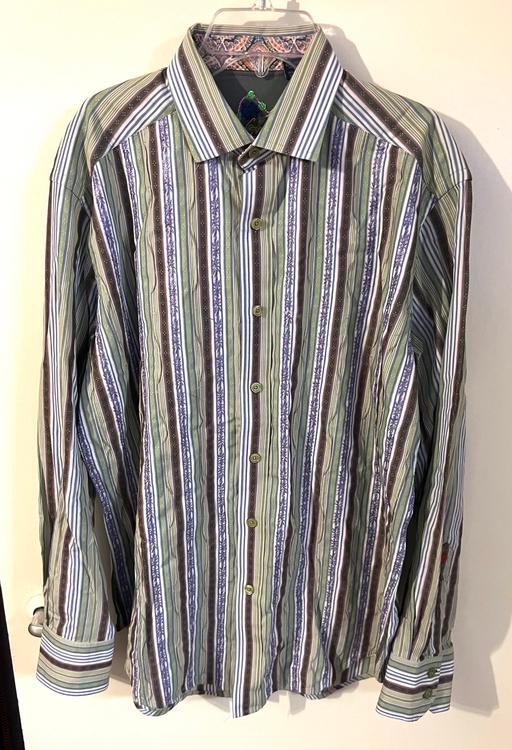 Buy & Sell South West London West Brompton - South West London - Photos for Robert Graham Cotton Silk Embroidered Shirt