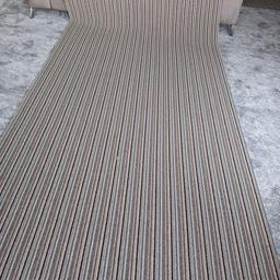 New roll end stripe carpet
1.5 metres wide
3.5 metres long