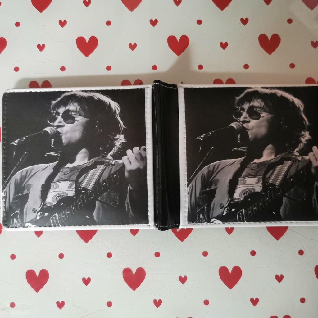 JOHN LENNON WALLET IN UNUSED CONDITION(SEE PICS FOR FULL DETAILS)