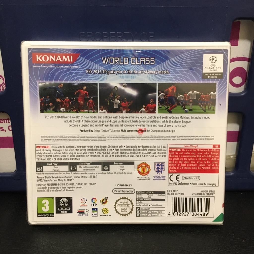 Video game - pro evolution soccer - Football - Unopened, New - Konami 2011

Collection or postage

PayPal - Bank Transfer - Shpock wallet

Any questions please ask. Thanks