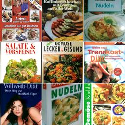 Kochbuch-Paket BücherPaket 9 Kochbücher je 50ct .
Xxxxxxxxxxxxxxxxxxxxxxxxxxx
-> Raffinierter kochen mit Früchten aus aller Welt
-> Köstlich kochen
-> Salate & Vorspeisen - herzhaft und lecker
-> Gemüse Lecker & Gesund
-> Lafers bitten zu Tisch
-> Trennkost - Genuß ohne Reue
-> Pasta - Extra unsere Top Rezepte Listen
-> Dr. Oetker Gemüse Kochbuch
-> Die Vollweib-Diät - Mein Weg in die Wohlfühl-Figur

Abholung in Ettenheim oder
Versand als Paket.