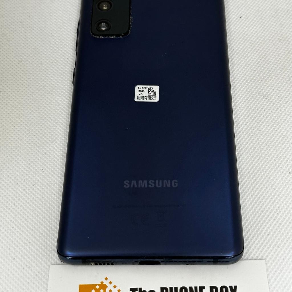 Samsung Galaxy S20FE 128Gb in Cloud Navy. Unlocked and in very good condition. It comes boxed with new charger plus free case of your choice. 6 months warranty. DISCOUNT PRICE £185. Collection only from the shop in Ashton-in-Makerfield. Thanks.