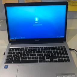 ACER - CB315-3HT 15.6" Chromebook - Intel® Pentium®, 64 GB eMMC, Silver

In good Condition
Pick up Willesden Green station

   • Genuine Acer Power Cable
   • Audio details - HD Audio; 2x speaker; 1x Mic
   • Bluetooth enabled - Yes - 5.0
   • Camera (front-facing) - Yes
   • Hard drive - 64GB
   • Operating system - Chrome OS
   • Processor - Intel Pentium Silver
   • Screen resolution - 1920 x 1080 pixels
   • Screen size - 15.6"
   • Touch screen - Touch Screen Enabled