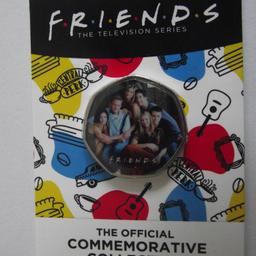 #valentine
New Coin Friends TV Series Collectible 50p shaped commemorative coin from Warner Bros.

1 x "FRIENDS" TV series new 2022 commemorative coin, made in a 50p shape.
This is not a legal tender.

The price is for 1 coin between the one available as per pictures.
If you would like more than one coin I can offer a discount on the total.

Shipping to UK mainland included in the price.

Payment with paypal only to registred address for buyer and seller protection.