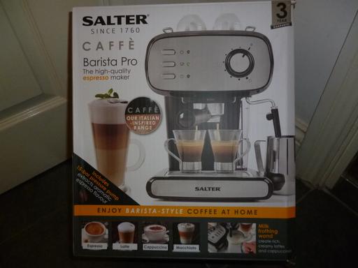 Buy & Sell Bedfordshire Bedford - Photos for Salter Caffé Barista Pro Espresso Maker-NEW