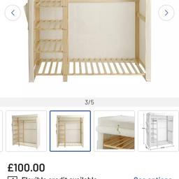 This stunning triple wardrobe is a perfect addition to any bedroom. With a sleek and modern design, this freestanding wardrobe is made from high-quality materials for durability and longevity. The cream colour gives it a classic and timeless look that will complement any décor theme.

With a height of 175cm, length of 147.5cm, and width of 54cm, it provides ample storage space for all your clothing and accessories. It's suitable for any home, whether small or spacious, and can hold a variety of items. The brand of this wardrobe is Argos Home, a respected name in the furniture industry, and it has been designed to meet the needs of modern-day living.

Please Let me know if you would like it dismantled for collection