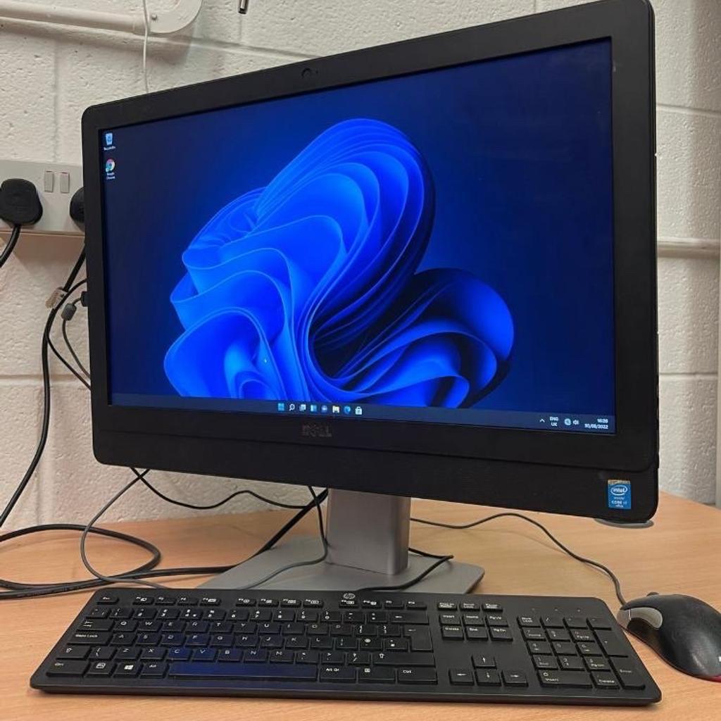 Powerful Dell Optiplex All in One PC Intel i7 Dell OptiPlex 9030 A10 Series

intel i7 Quad 8GB 16GB 500GB HD Graphics
HDMI Wireless RRP £1250

Great for Business . School, low end Gaming or Home use.

Includes 6 Months Warranty so buy with confidence.

Excellent Condition All in one PC with latest
Windows 10.

All-in-one devices while saving space, the Dell OptiPlex is the one for you.
Can do swaps to lower price with either you old laptop tablet or phone.

Specification
Intel i7-4790S CPU 3.20GHz 8 (CPUS)

8Gb Ram or 16GB extra £50
500GB HDD

DVDRW Optical Drive
4 x External USB3.0 Ports
4 × External USB2.0 Ports
Ethernet - VGA - HDMI port
Wireless, Bluetooth
Better than Apple iMac
Include wireless Slim stylish Keyboard and Wireless Mouse.

The graphics performance is very acceptable when compared to other business machines.

The Intel high definition graphics 4600 card significantly improves the graphics.

performance from the previous OptiPlex 9010.
HD graphics that can be used for