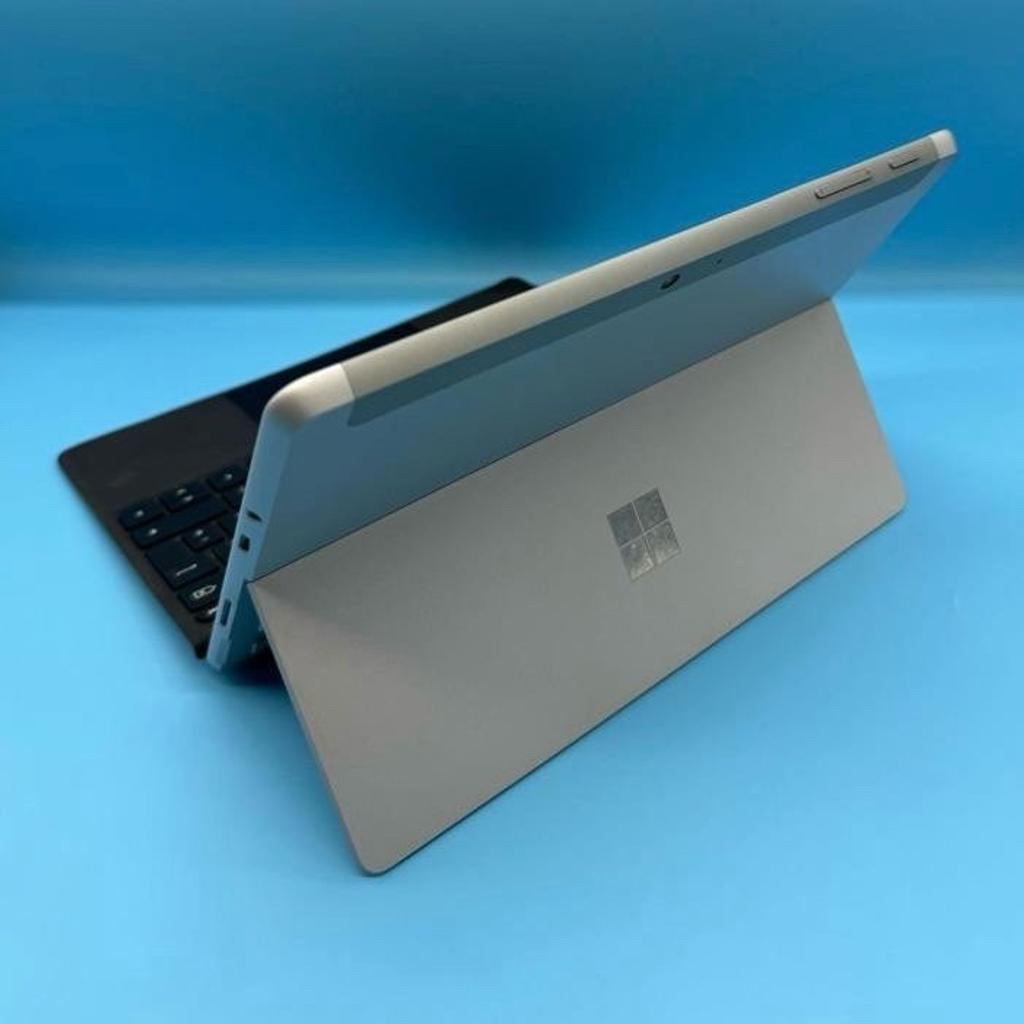New windows 11 Microsoft Surface Go 3 intel i3 10th Generation Touchscreen Laptop Tablet

Touchscreen 2 in 1 Laptop Tablet Fast SSD with keyboard latest Super Fast chip

2 in 1 laptop Tablet Laptop 2k Touch. Stylus Pen can be used. Blue keyboard and Black Keyboard Available

Face recognition camera
Cortana installed can speak to the laptop.

6 months Warranty so buy with confidence.

Swaps welcome with your old products even if they are faulty.

Microsoft Surface Go 3

Intel(R) Core(TM) i3-10100Y CPU @ 1.30GHz (4 CPUs), ~1.6GHz 10th Generation

8Gb Ram
 256Gb SSD

Intel UHD Graphics 615
1920 x 1280 (60Hz)

Windows 11 Pro

Features: Camera HD Front and back

INBUILT MICROPHONEYes

SOUND TECHNOLOGIES Dolby Audio Premium

CAMERA VIDEO 1080p HD

SPEAKERSStereo Speakers

CAMERA RESOLUTION

office Word , Excel, Outlook included

Sale Price £199