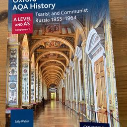 Oxford AQA History A Level & AS’Tsarist & Communist Russia 1855-1964’
Can post for Extra.