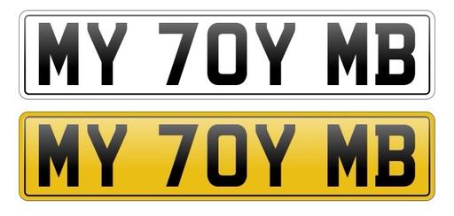 Vehicles Greater Manchester Manchester - Photos for NUMBER PLATE SUIT TOY MERCEDES C63 AMG TURBO