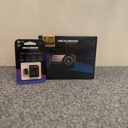 NextBase DashCam
Brand new unopened
Comes with microSD card (32GB Storage)
Great for new drivers