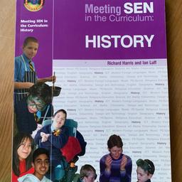 Meeting SEN in the Curriculum in History. Teachers Guide. Good Condition.
Lots of other items for Sale.
