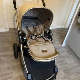 Lovely Mamas & Papas Travel System which includes a pushchair with storage space underneath, a brake for safety. Perfect for newborn babies and toddlers.

A very easy one hand fold mechanism. Comfortable padded seats. Folds easily to fit in a car boot.

Haven’t used it that much because we purchased it during lockdown and it’s just been sitting in our storage for a long time.

A high quality product for which I paid £699 at the time.

I am happy to sell it for £150 as it is a great offer.

Collection from WS1 Walsall. For delivery - please contact me for a quote.